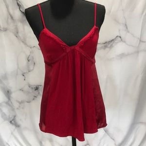 Loft red spaghetti strap top